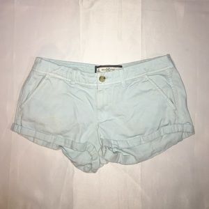 Light blue Abercrombie & Fitch shorts